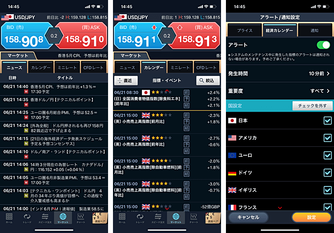 GMOクリック証券（FXネオ）スマホアプリの特徴