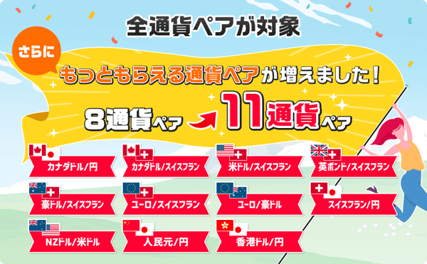もっとあげちゃう通貨ペア!