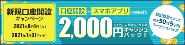 FXプライムbyGMOのキャンペーン