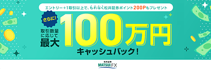 松井証券で開催中のキャンペーン