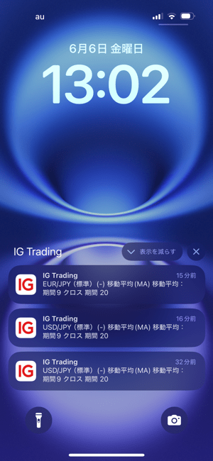 「IG証券」は移動平均線のゴールデンクロス通知なども対応！