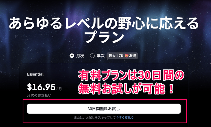 TradingView無料お試し