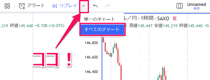 新機能：リプレイ中のデモトレードが可能に！